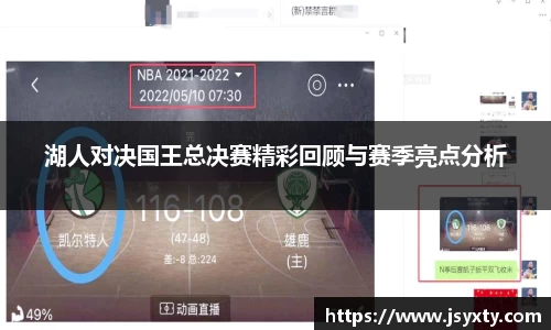 湖人对决国王总决赛精彩回顾与赛季亮点分析
