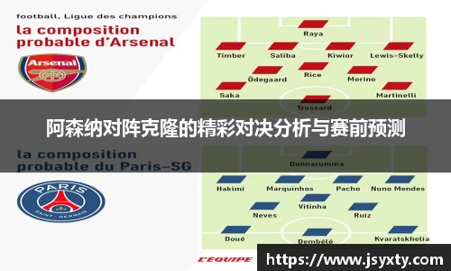 阿森纳对阵克隆的精彩对决分析与赛前预测